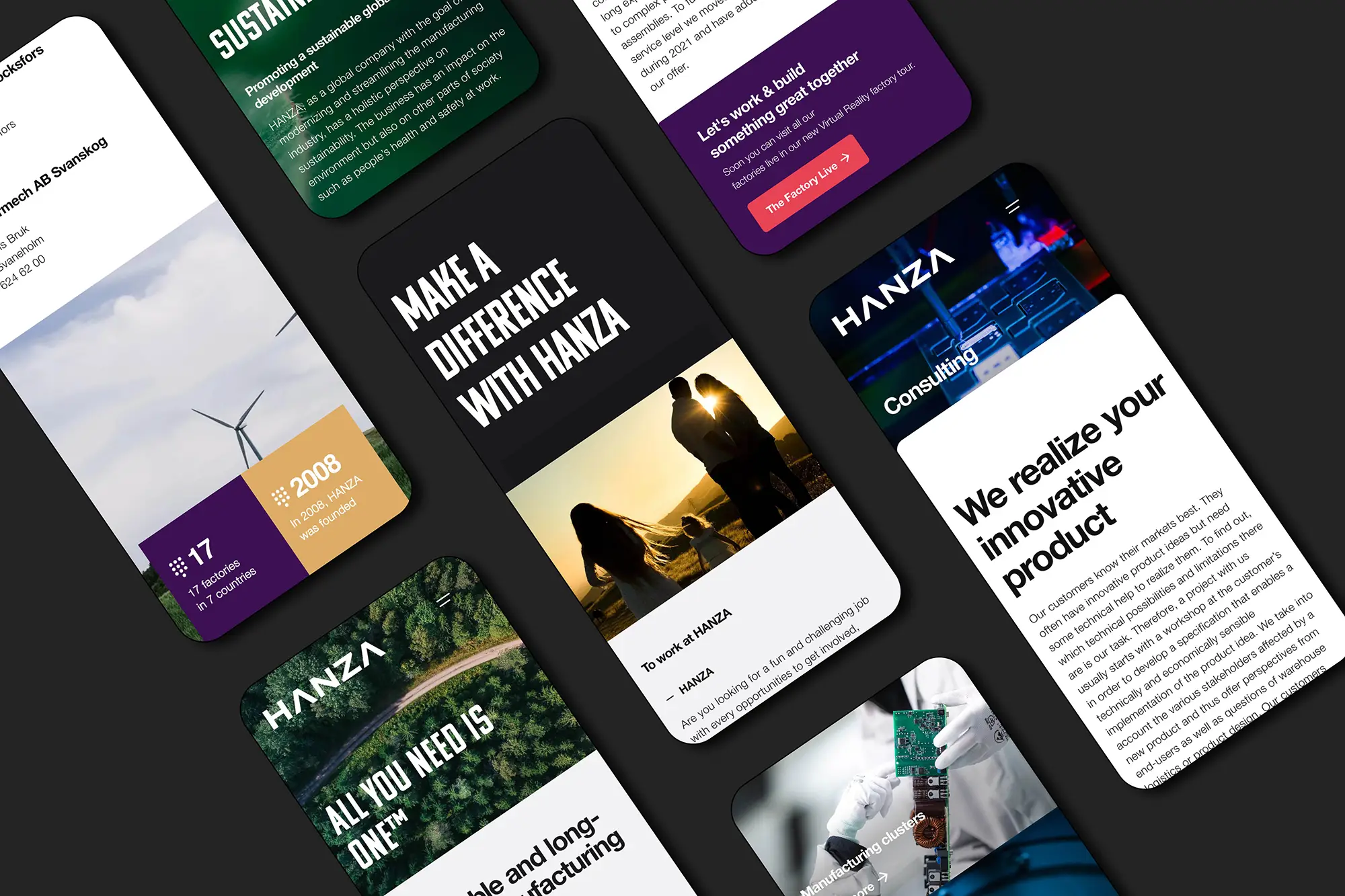Webbdesign och digitalt uttryck för Nexta