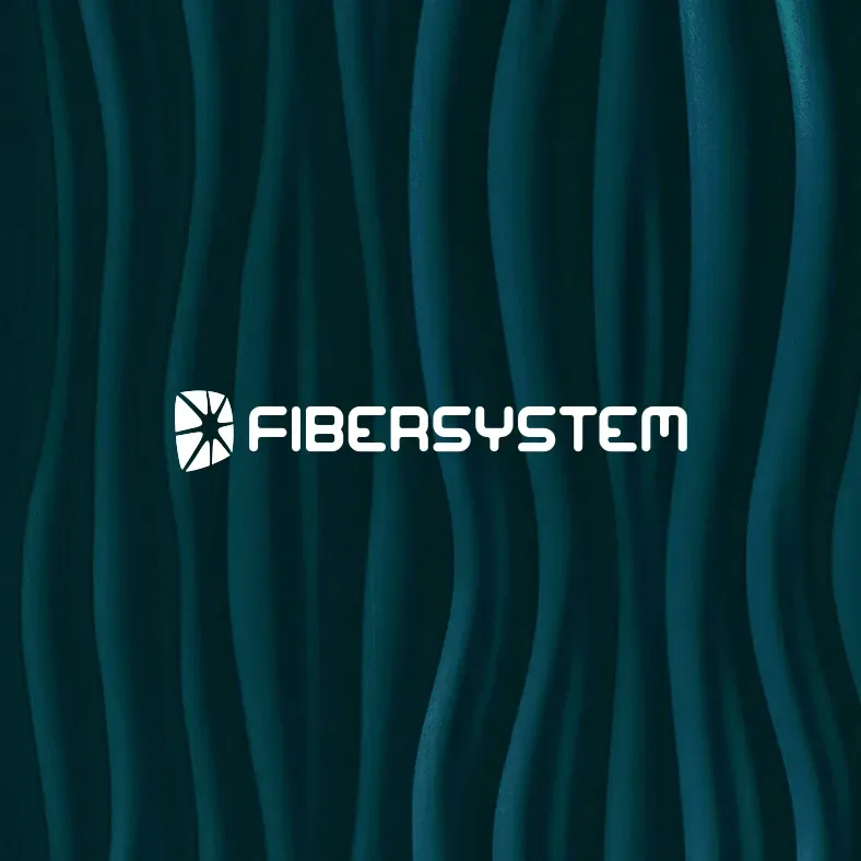 Fibersystem — Moderniserad grafisk profil för cybersäkerhetsbolag