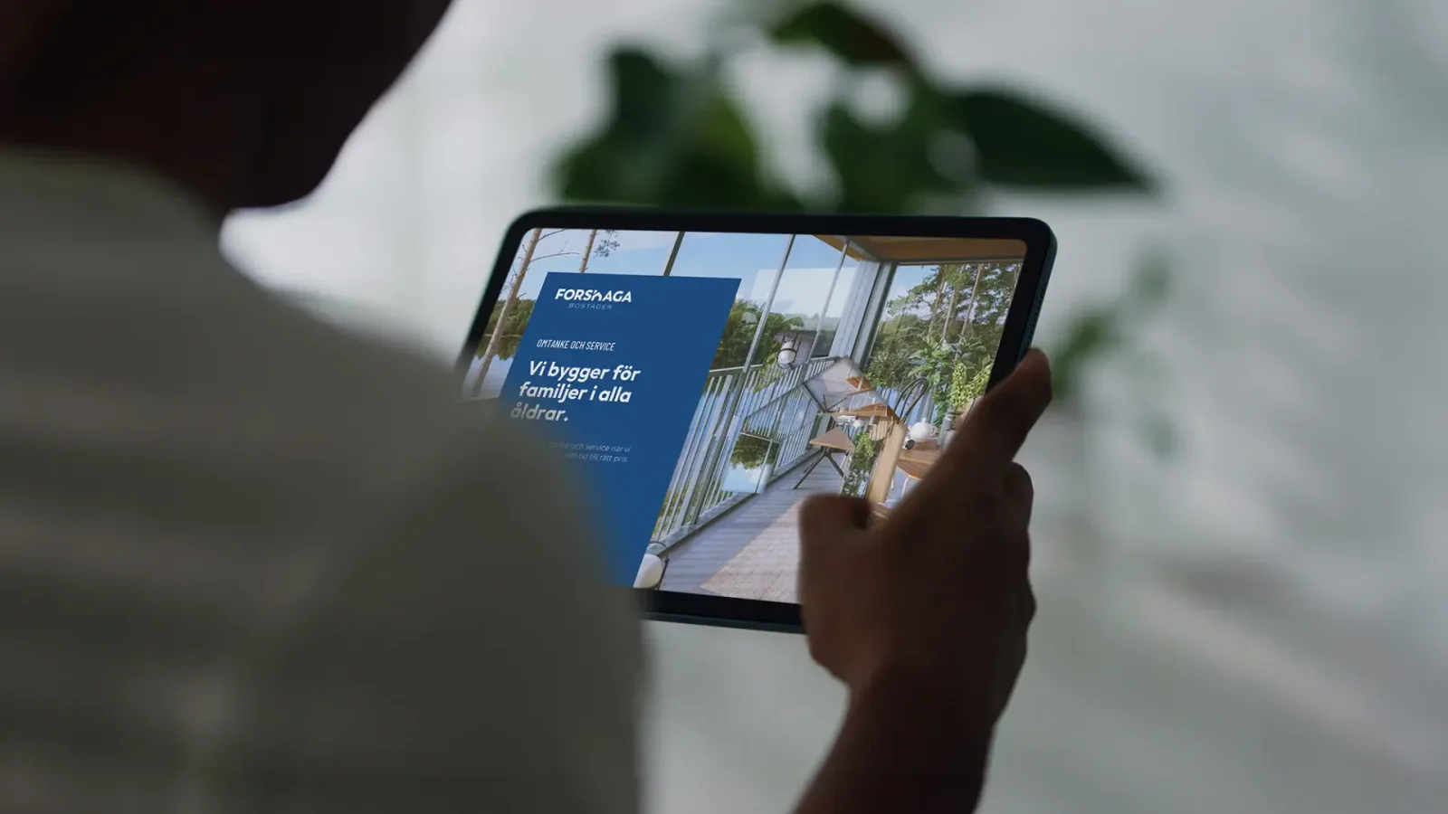 Forshaga Bostäder — PowerPoint-mall för enhetliga presentationer