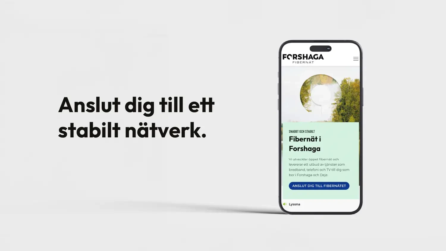 Forshaga Fibernät — Ny grafisk profil och webbplats för fibernätet (bild 2)