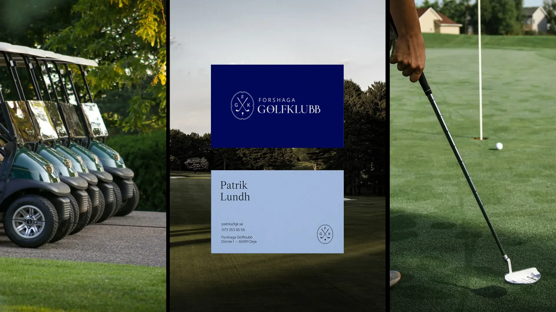 Forshaga GK — Tidlös visuell identitet och webb för golfklubben (bild 6)