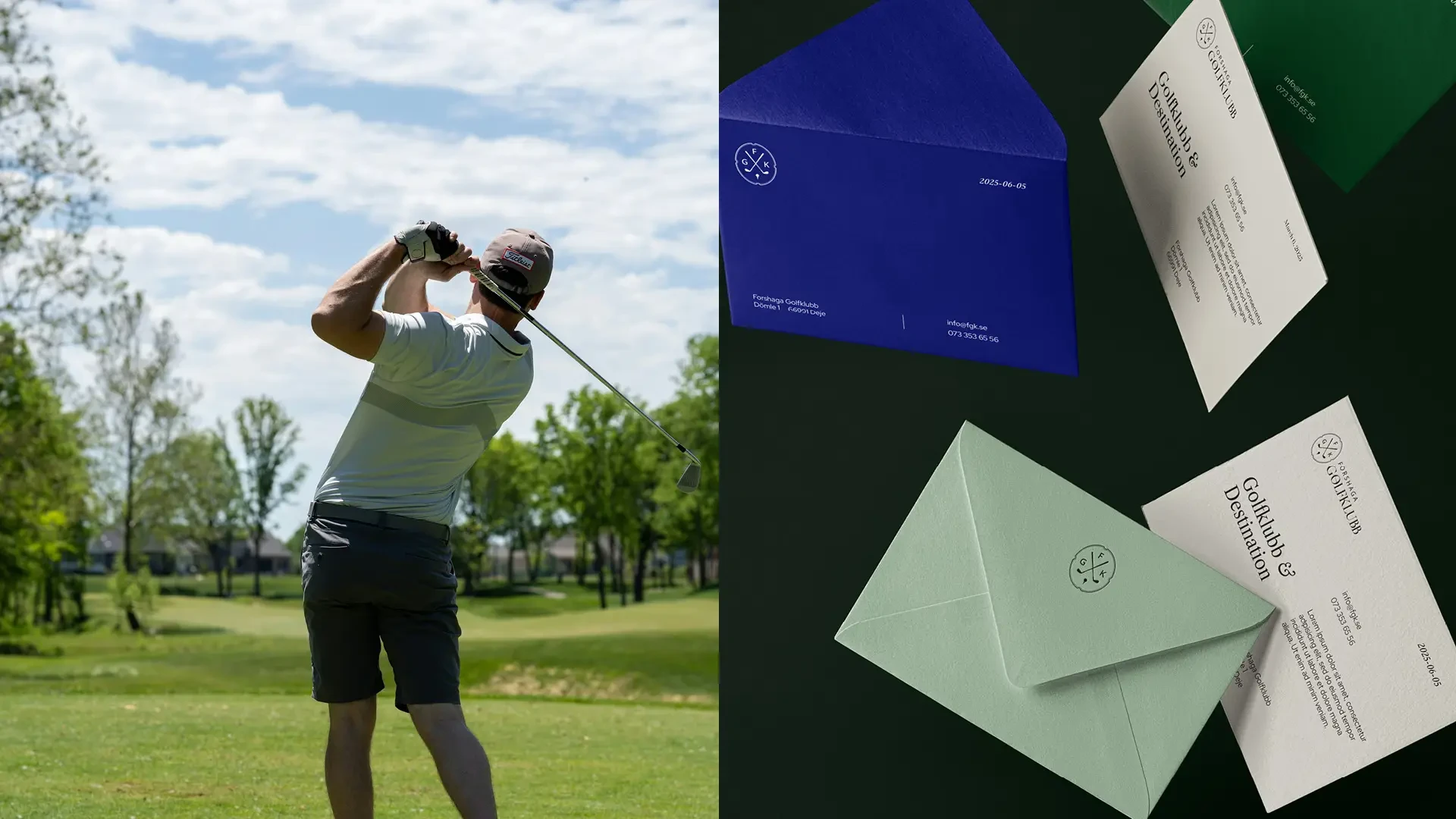Forshaga GK — Tidlös visuell identitet och webb för golfklubben (bild 8)