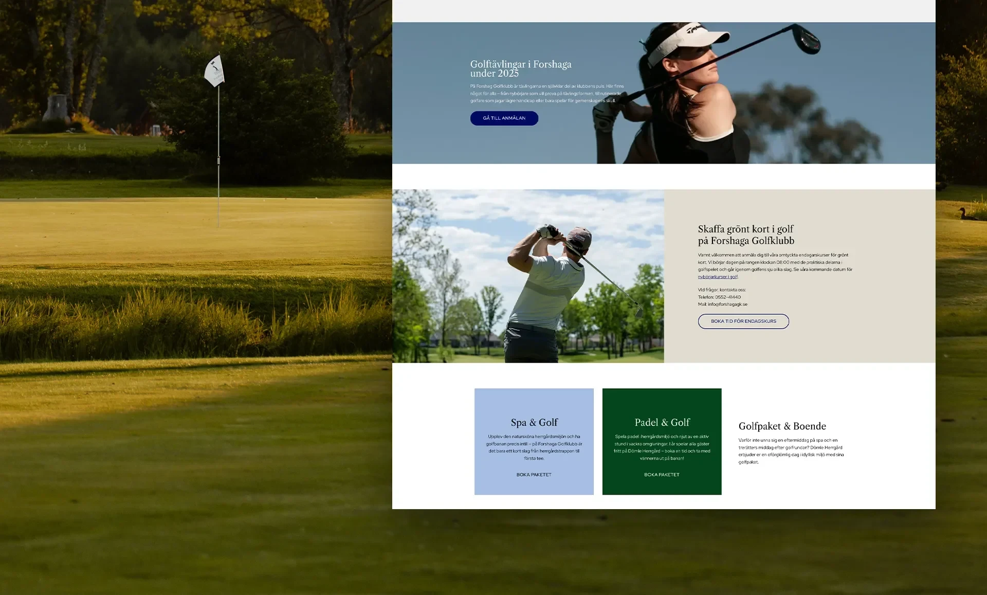 Forshaga GK — Tidlös visuell identitet och webb för golfklubben (bild 14)