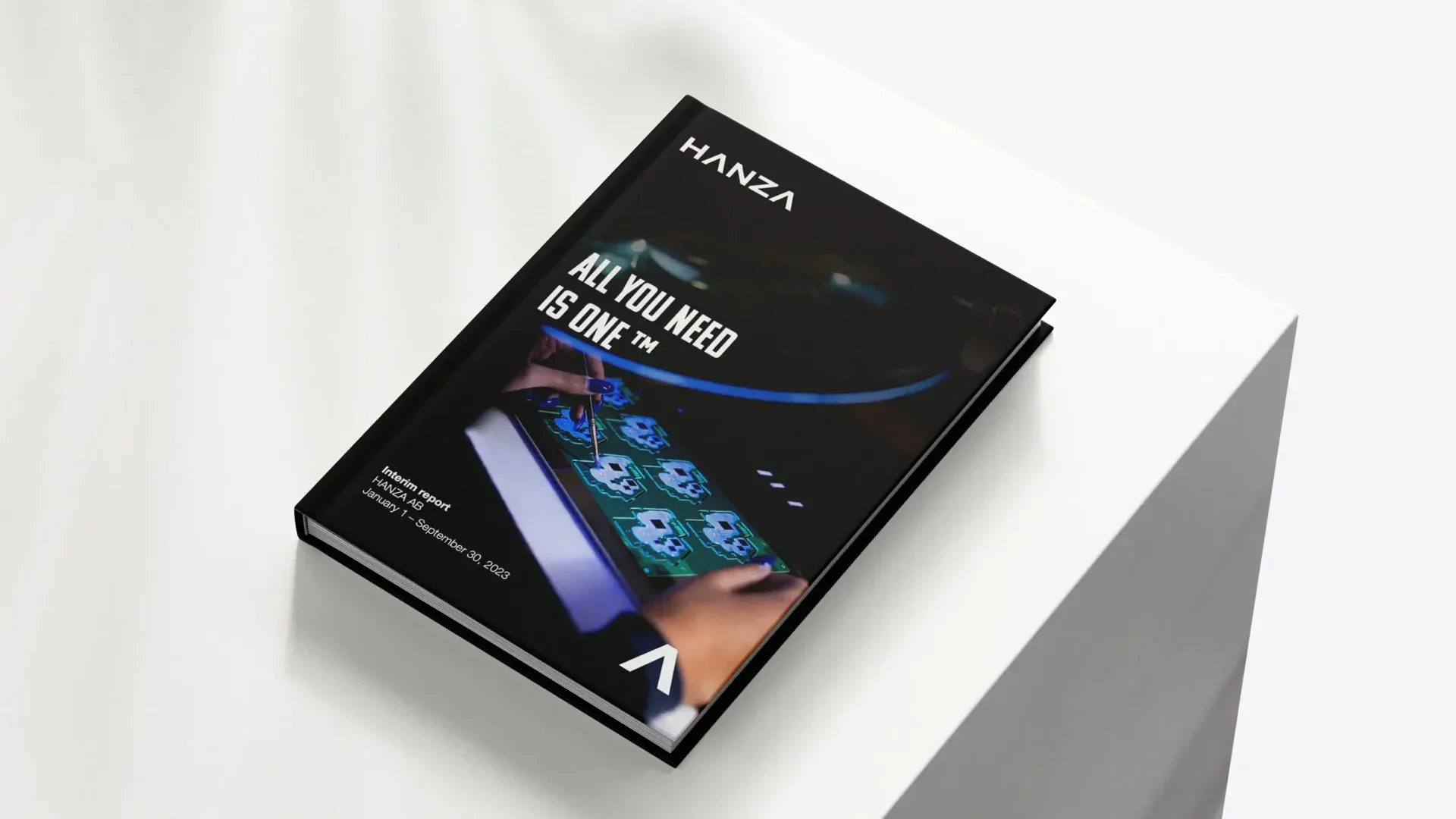HANZA — Visuellt strukturerade kvartalsrapporter för ett börsnoterat industribolag