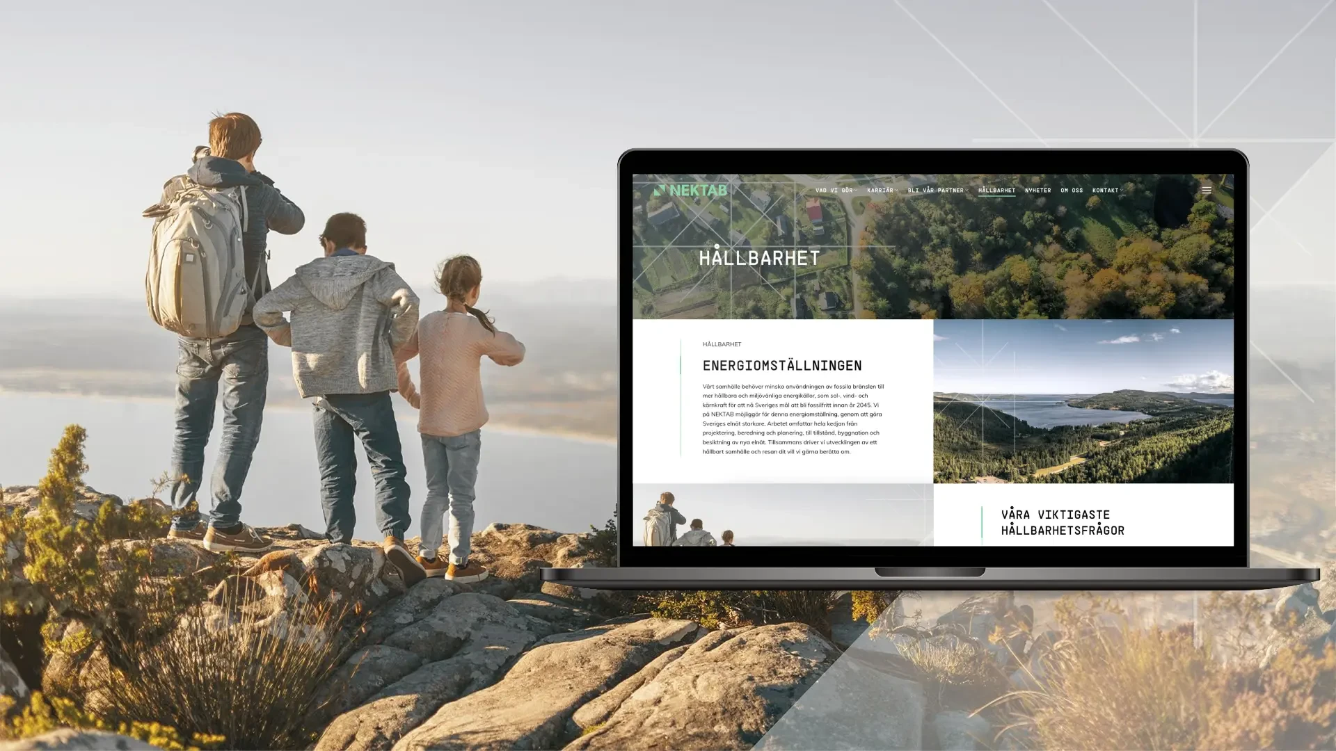 NEKTAB — Modern webbplats som samlar teknik och vision (bild 7)