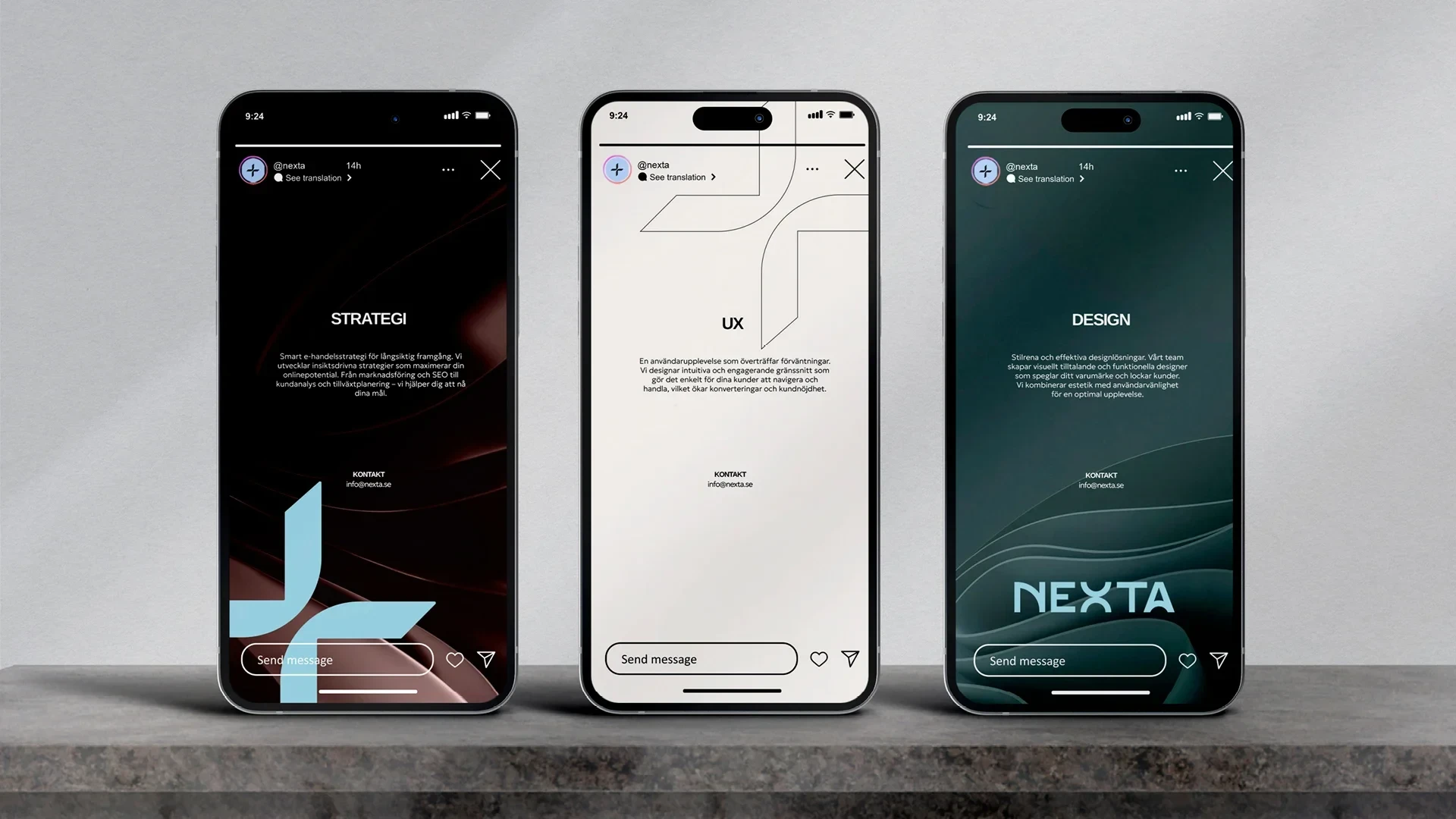 Nexta — Ny logotyp och grafisk profil byggd för tillväxt (bild 10)