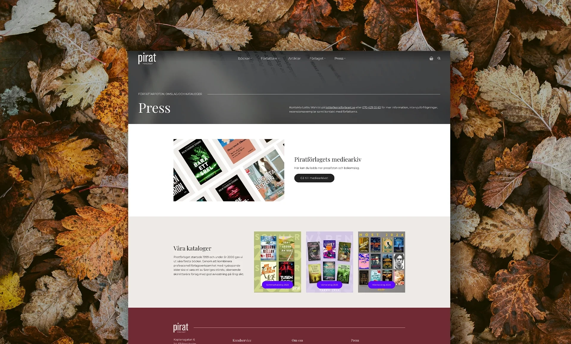 Piratförlaget — E-handel i WooCommerce som samlar hela förlaget (bild 4)