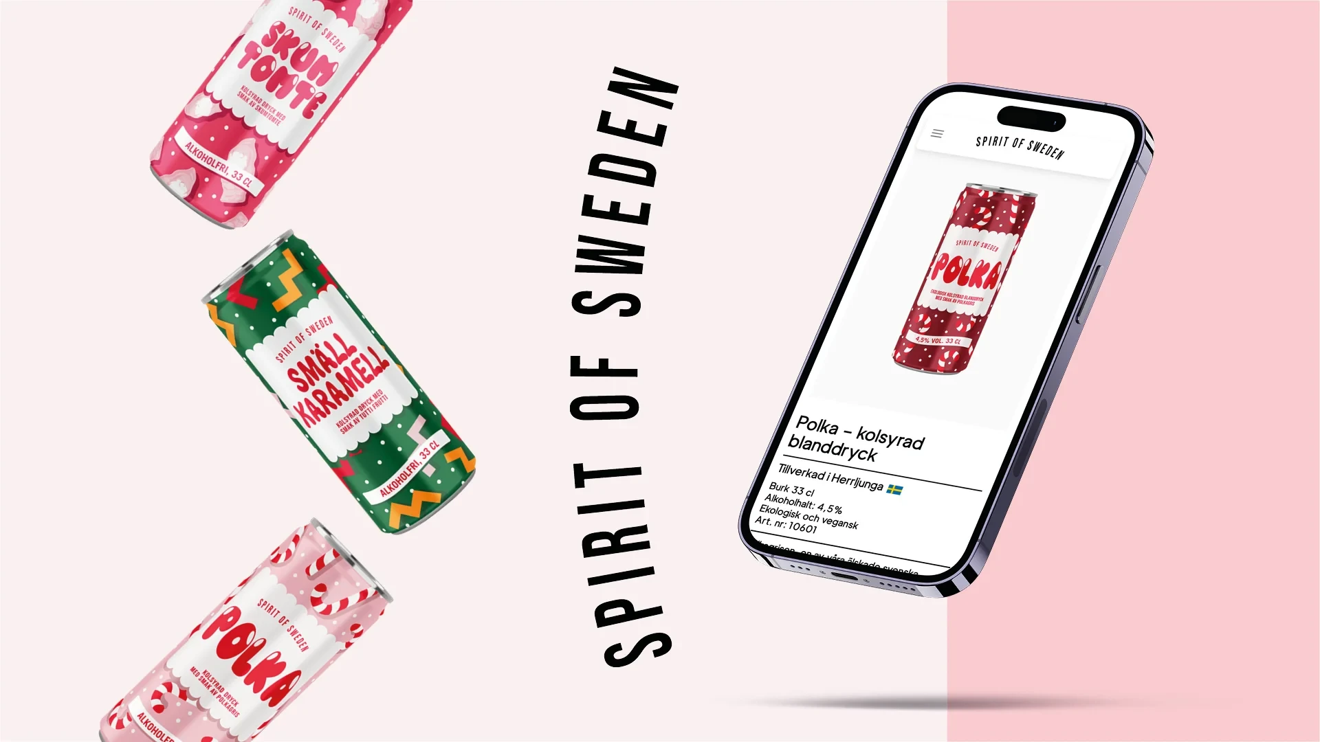 Spirit of Sweden — Trendig webbplats som sätter varumärket i fokus (bild 1)