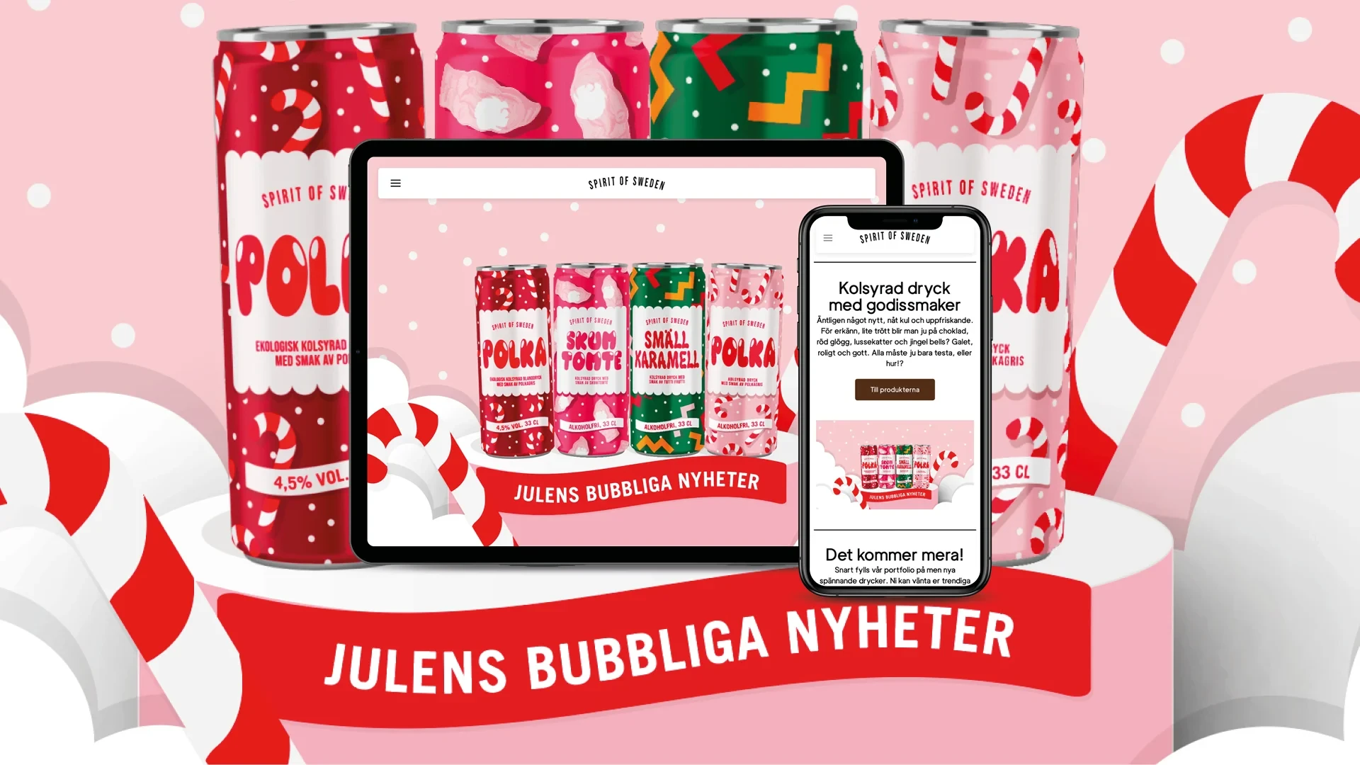 Spirit of Sweden — Trendig webbplats som sätter varumärket i fokus (bild 2)