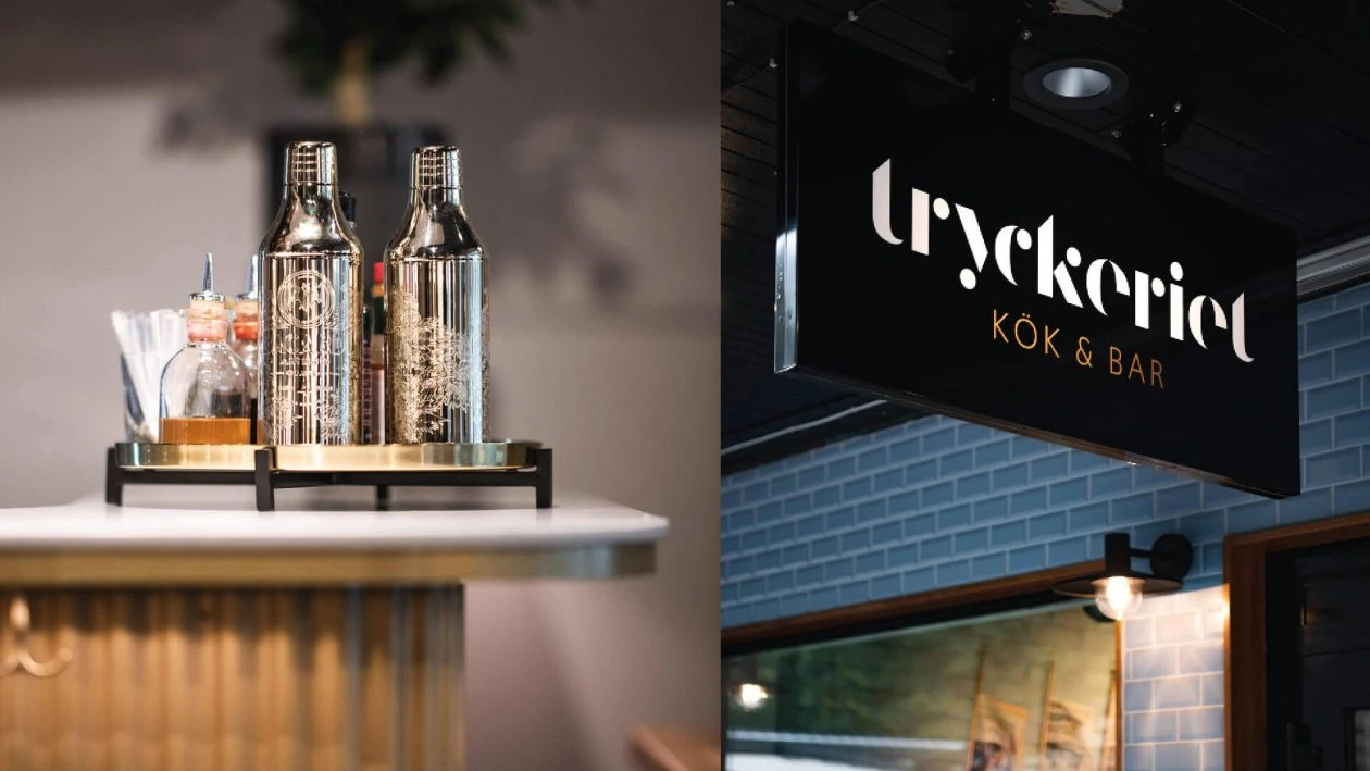 Tryckeriet — Komplett varumärke och webb för en nyöppnad restaurang (bild 2)