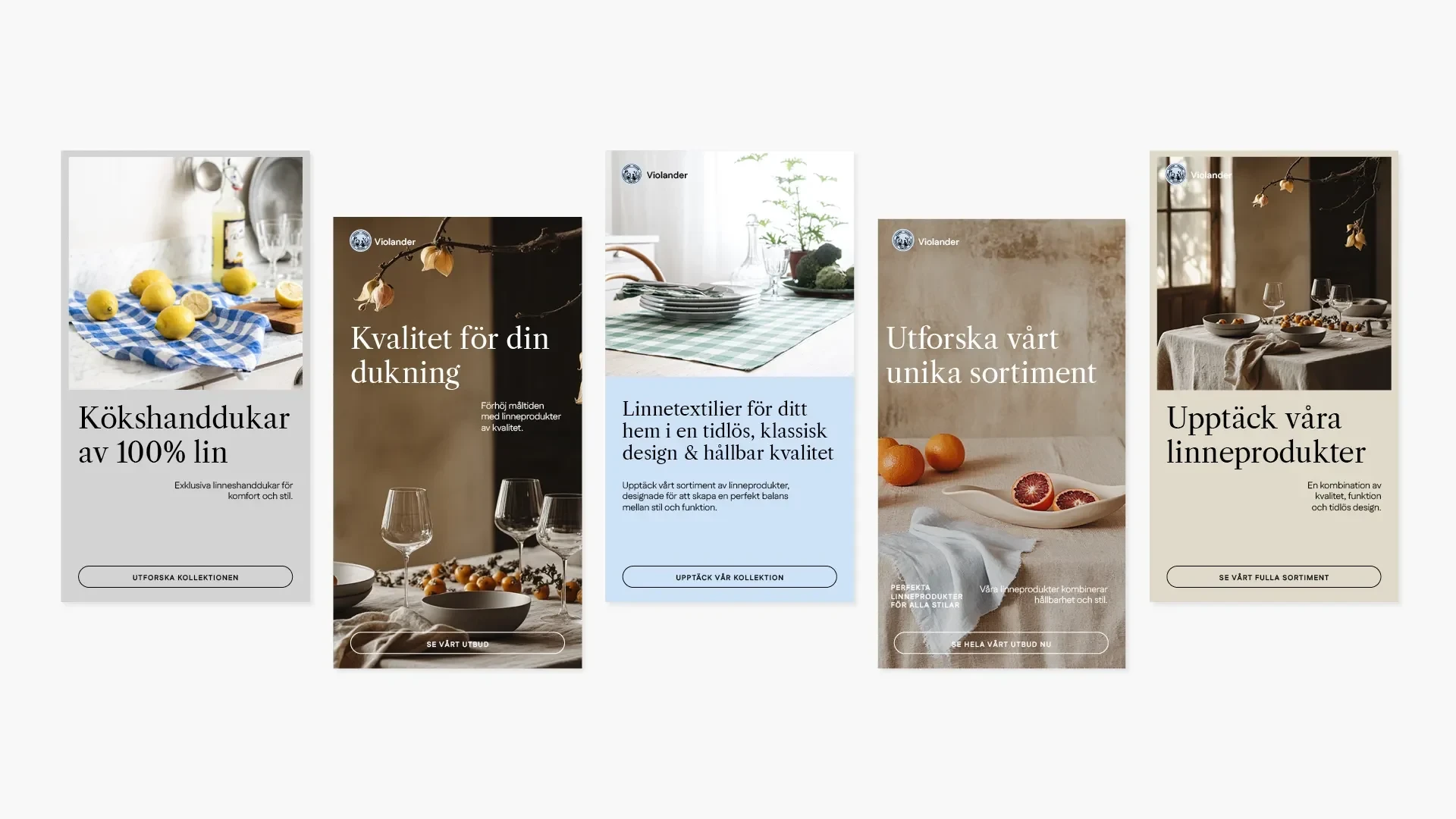 Violander — Mjuk visuell identitet och e-handel för 100% naturligt lin (bild 8)