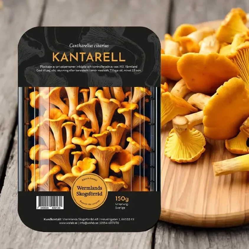 Wermlands Skogsförråd — Grafisk profil och förpackningsdesign med naturen i fokus