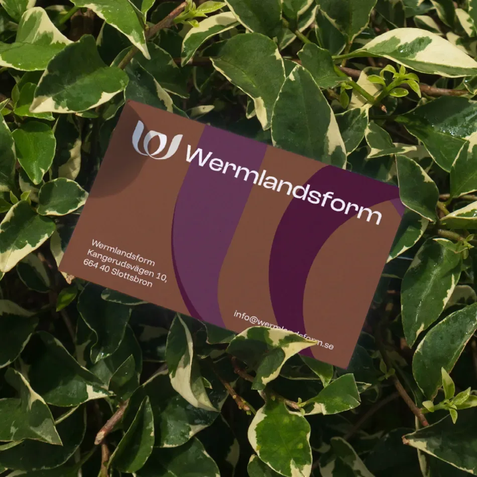 Wermlandsform: Visuell identitet och e-handel byggd för hållbarhet