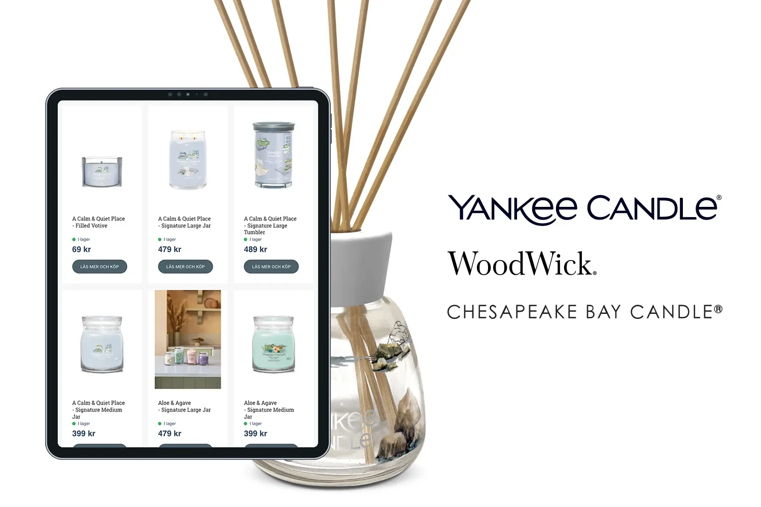 Yankee Candle — E-handel med smart produktfiltrering för doftupplevelsen (bild 2)