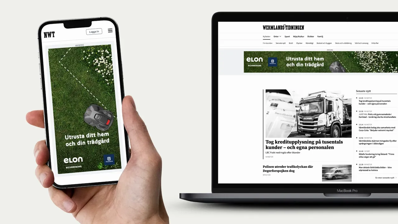 Google Ads-kampanj producerad av Gullström & CO